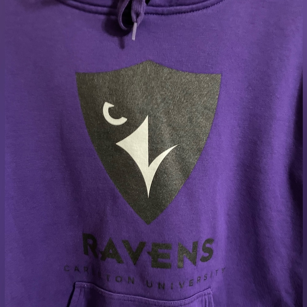 Excellent condition Carleton University Ravens Kanga hoodie - Picture 3 of 5